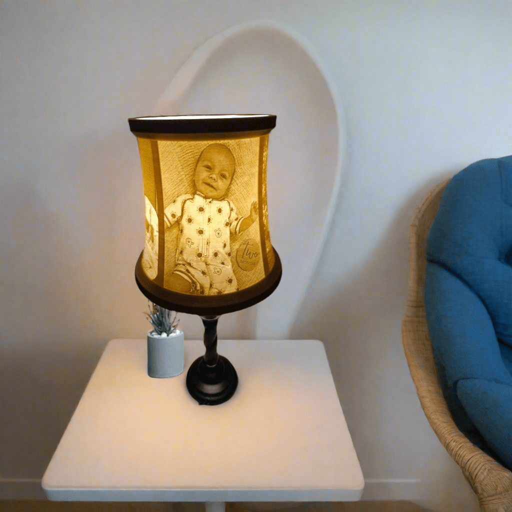 Lamp Custom Photo Lithophane and Shade by Odell Creations - Odell Creations