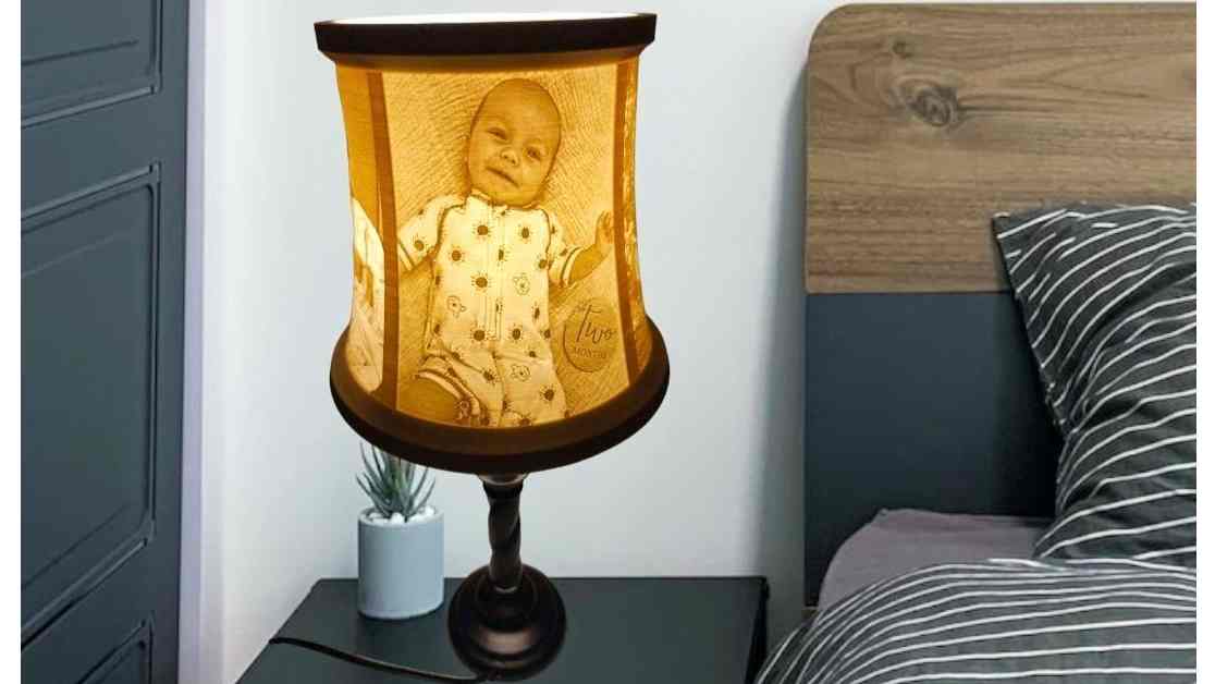 Photo lithophane lamps