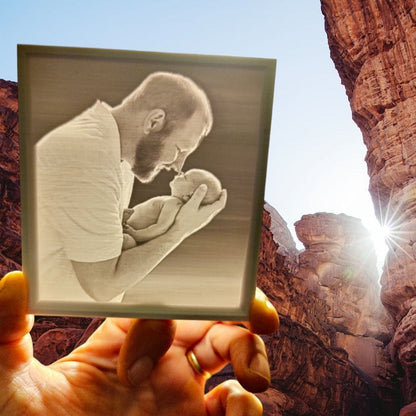 Custom Photo Lithophane (Pane Only) Bring Your Own Light - Odell Creations