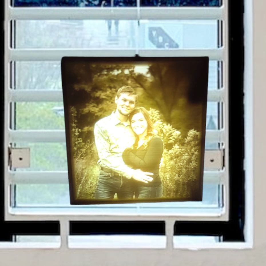 Custom Photo Lithophane (Pane Only) Bring Your Own Light - Odell Creations