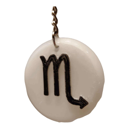 Embossed Zodiac Sign Keychains Glow in the Dark Courtesy of MM3D - Odell Creations