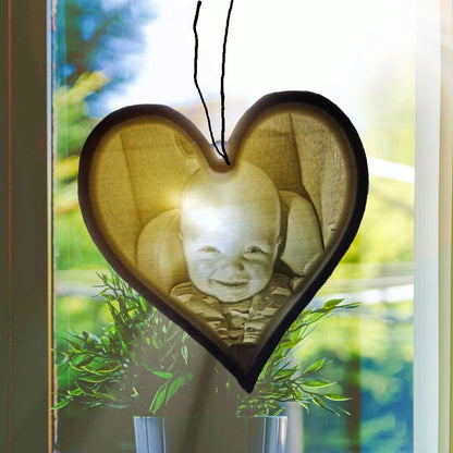 Heart Custom Photo Lithophane - Odell Creations