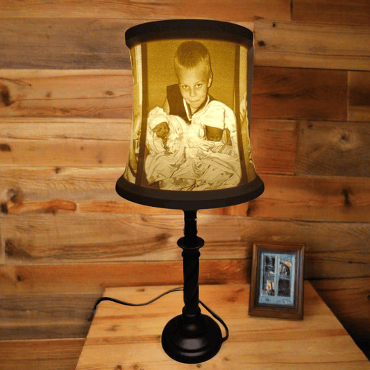 Lamp Custom Photo Lithophane and Shade by Odell Creations - Odell Creations