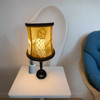 Lamp Custom Photo Lithophane and Shade by Odell Creations - Odell Creations