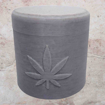 Leaf Stash Jar | Leaf Embossed Stash Jar | Odell Creations