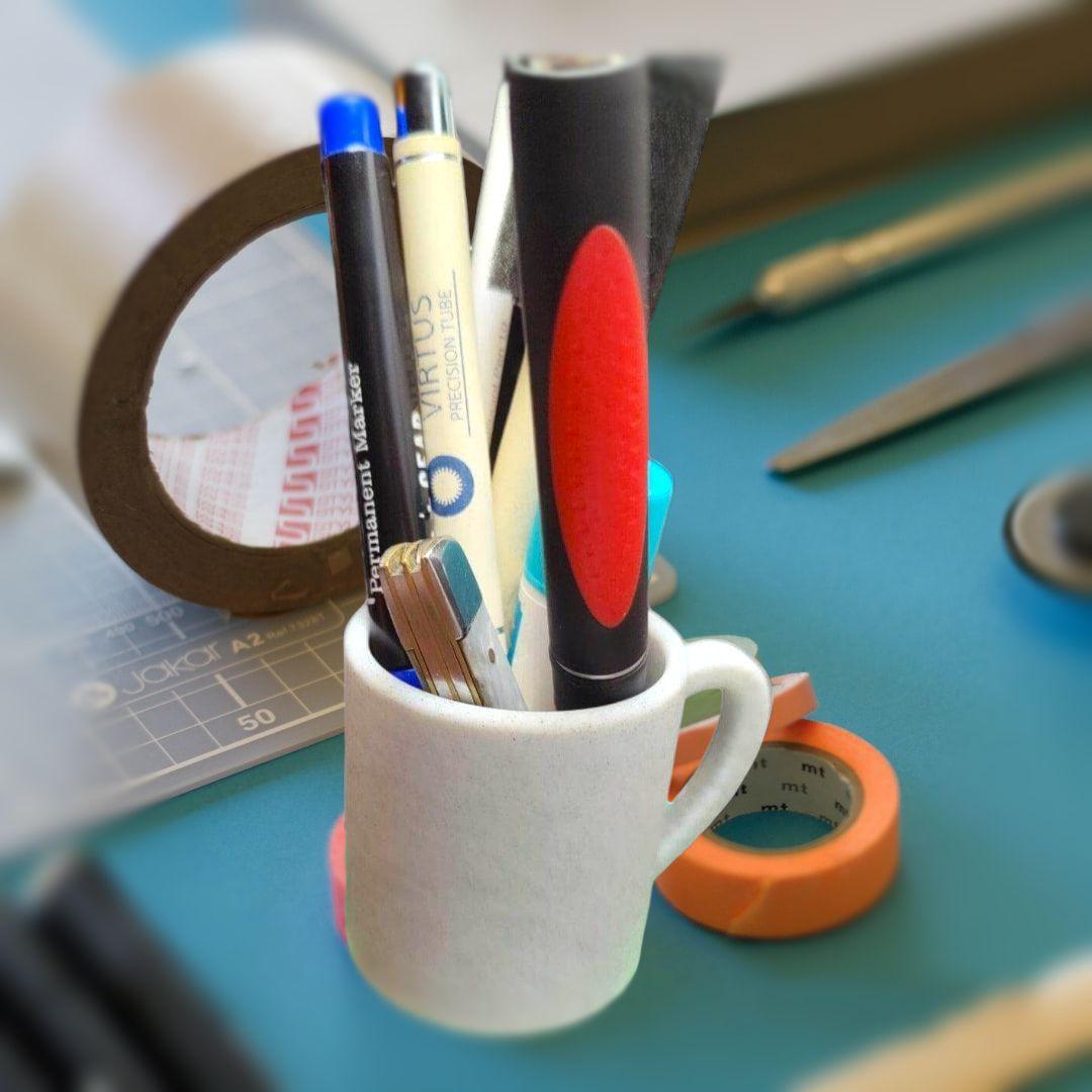 Mini Coffee Mug Organizer Courtesy of Mystic Mesh 3D - Odell Creations