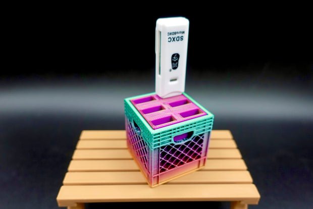 Mini Crate with USB Card Insert Courtesy of Mystic Mesh 3D - Odell Creations