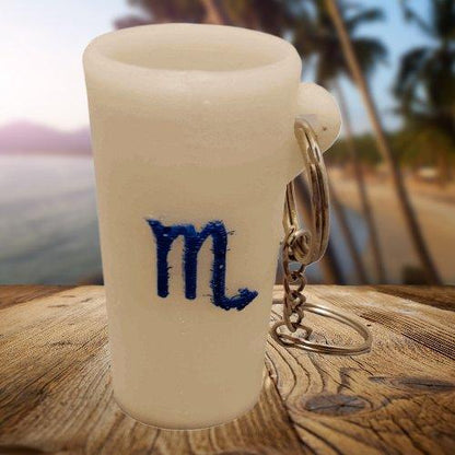 Zodiac Sign Glowing Bic Lighter Sleeve Keychain by MM3D - Odell Creations